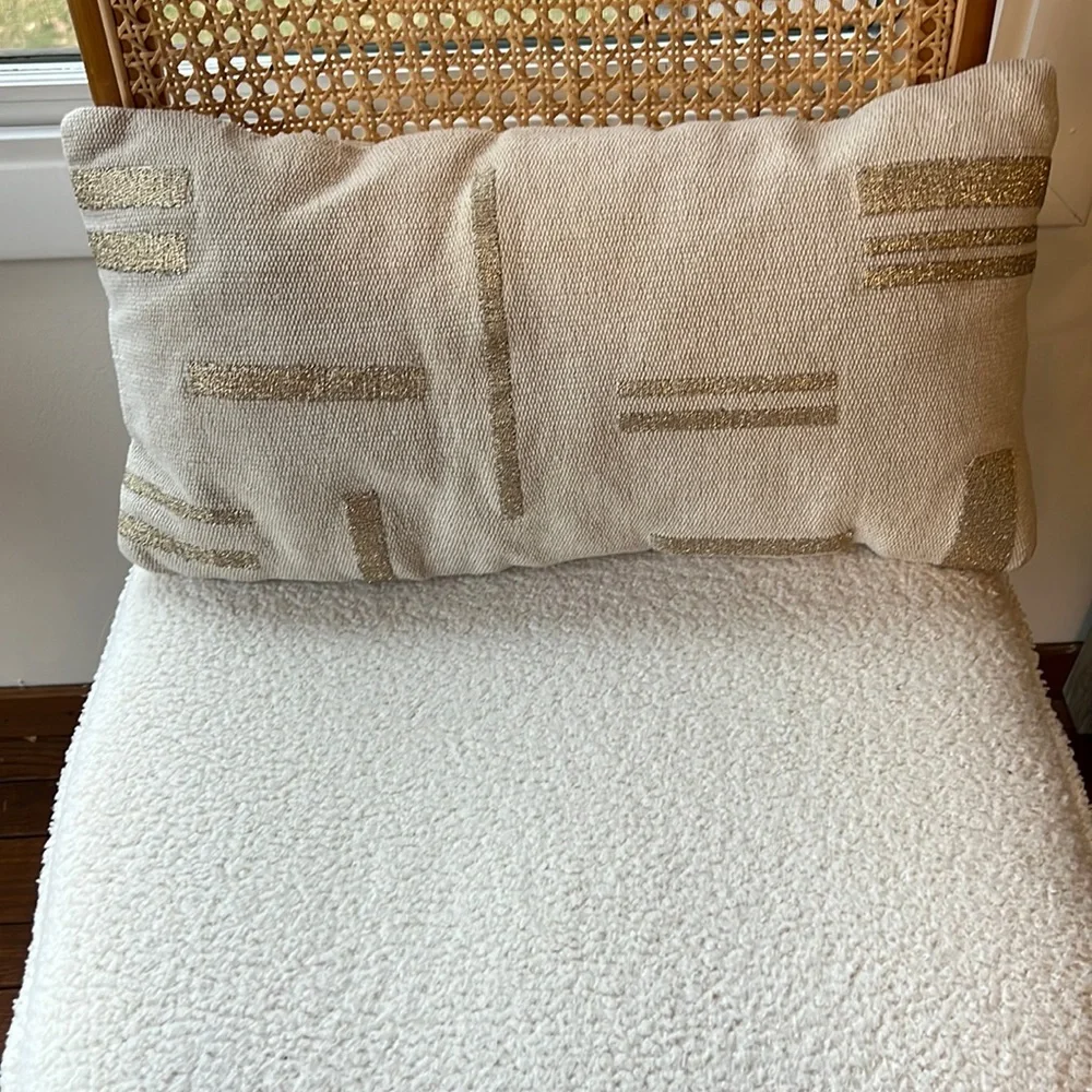 West elm Jute & Cotton pillow